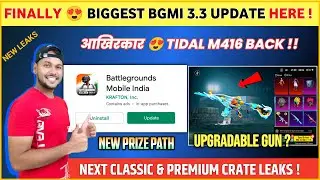 FINALLY 😍 BIGGEST Bgmi 3.3 Update Here | Next Premium Crate Bgmi | NextPrize Path | Bgmi New Update