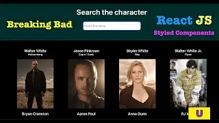 Let's build Breaking Bad API with REACT JS and Styled Components