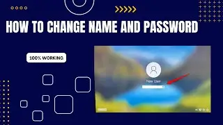 How to Change Username in Windows 10/11 |  | Change pc name and password