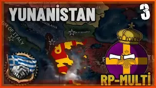 KUTSAL BİZANSIN DOĞUŞU | HEARTS OF IRON 4 - MULTIPLAYER | YUNANISTAN#3