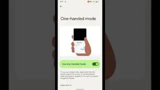 Pixel: One handed mode