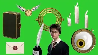 Harry Potter movie flying object green screen pack footage,magic objects, hogwarts green screen