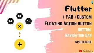 Custom Floating Action Button | FAB | Speed dial | Animated Popup Menu | Flutter | Speed Code