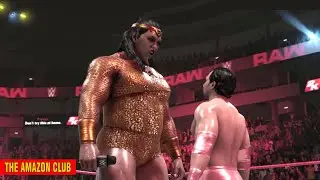 Giantess Indian bodybuilding female wrestling heel Nikita - showreel