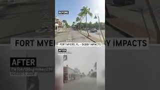 Before & After: Tropical Storm Debby Floods Fort Myers, Florida