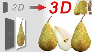 Blender 3D Making Of Pear + Free Finished 3D Model Download