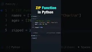 Zip Function in Python  #python #softlinks #softwaredevelopment #programming #softwareengineering