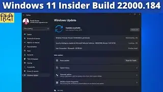 Windows 11 Insider Preview Build 22000.184 With fixes  for Beta Channel Insiders