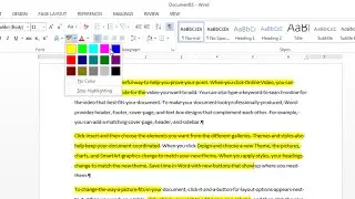 How to Use the Highlighter Pen in Microsoft Word