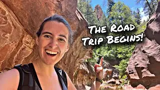 Hiking the WEST FORK TRAIL in Arizona [Our Summer ROAD TRIP Begins!]