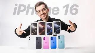 iPhone 16 & 16 Pro - ALL Colours Unboxing & First Look!