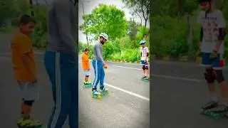 कितने saal से skating kar सकते है ? Unstoppable 🔥 #skates #skate#roadskating #rollerblading#roller