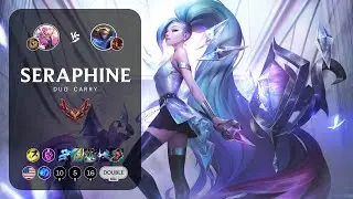 Seraphine Carry vs Ezreal - NA Grandmaster Patch 14.1