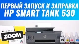 Первый запуск и заправка HP Smart Tank 530