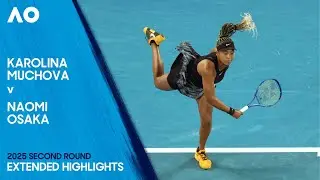 Karolina Muchova v Naomi Osaka Extended Highlights | Australian Open 2025 Second Round