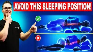 #1 Best Sleeping Position For Lower Back Pain, Neck Pain & Sciatica!