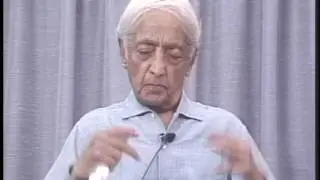 Understanding problems, and the art of living | J. Krishnamurti