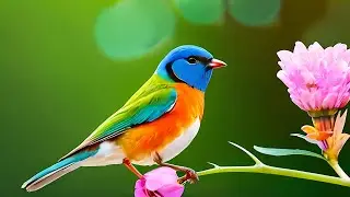 Birds Chirping 4K ~ Healing Birdsong for Heart and Blood Vessels, Anti-Depression and Stress Relief