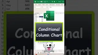 Conditional column chart in Excel #vikaljain #conditioning