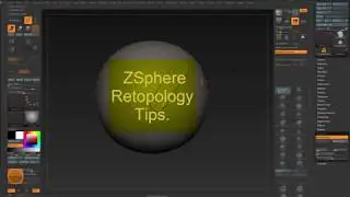 ZBrush : ZSphere Retopology TIPS.