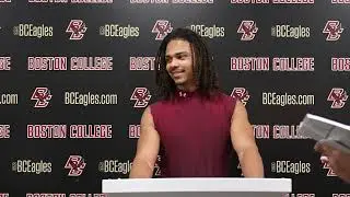 Football: Lewis Bond Media Availability (Aug. 16, 2023)