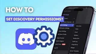 How to set discovery permissions on Discord?