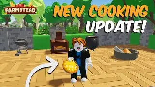 Checking Out The New Cooking Update! Farmstead Roblox