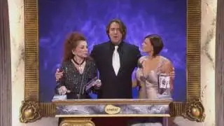 Jade Goody and Jacky Stallone present award