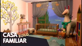 Casa familiar privada en LOS SIMS 4  Creciendo en Familia 🏠 || Los Sims 4 Speed Build | miriamslowly