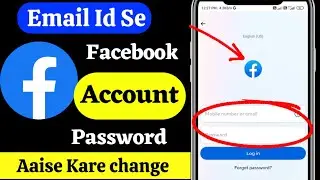 Mail id se facebook ka password kaise change kare | Gmail id se Facebook password change