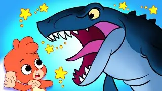 Club Baboo | Mosasaurus for Kids | Dinosaur Cartoon videos | T-Rex Mosasaurus and more