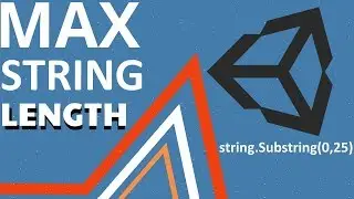 Unity - How to set a Max Length for String