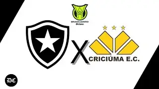 CAMPEONATOBRASILEIRO EFOOTBALL BOTA FOGO VS CRICIÚMA