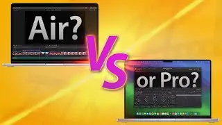 13" M2 MacBook Air vs 14" M3 MacBook Pro for Photo & Video Editing