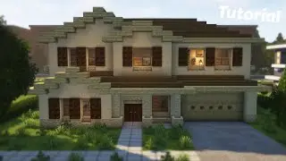 Minecraft: Suburban House Tutorial (#22)