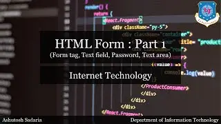 HTML Form : Part 1