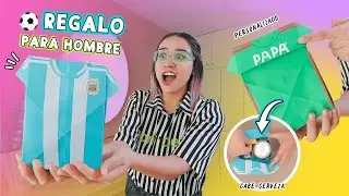 CAMISA de FUTBOL ⚽️ Regalos para Papa 🍺 FÁCIL + Personalizado + con Cerveza ✂️ Craftingeek