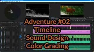 Cinematic Adventure 02 - Timeline, Sound Design, Color Grading with LUTs in Adobe Premiere Pro