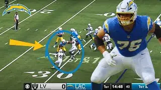 Joe Alt Looked SUPERHUMAN For The Los Angeles Chargers... | Film Analysis |