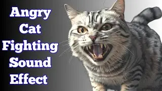 Angry Cat Fighting Sound Effect | Horrible Cat Sounds