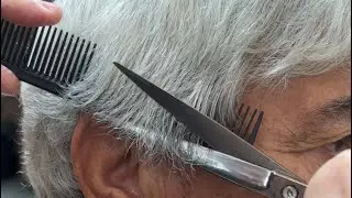 How to do men's social haircut with scissors and machine