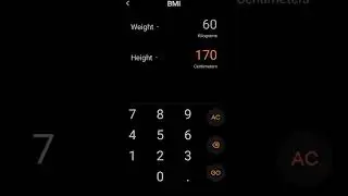 how to calculate your bmi with height and weight#shorts #bmi #xaomi