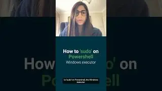 #TechTipTuesday: How to sudo on Powershell #supportshorts https://circle.ci/powershellsudo
