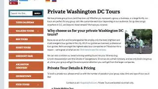 How To Book A Tour | Washington DC