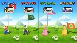 Mario Party 9 - All Racing Minigames | MarioGamers