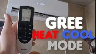GREE Air Conditioning How to change Heat and Cool Mode
