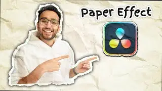 How To Make Paper Effect Like Ali Abdaal (DaVinci Resolve)