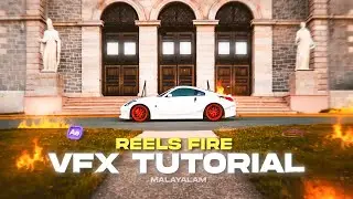 Realistic Fire Effect | Aftereffects | Trending Reels