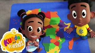 Africa Song | Kids Cartoons | Nursery Rhymes | Songs For Kids | Afrobeats Kids | Kunda & Friends