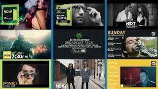 TV Broadcast Pack | After Effects Template | Broadcast Packages